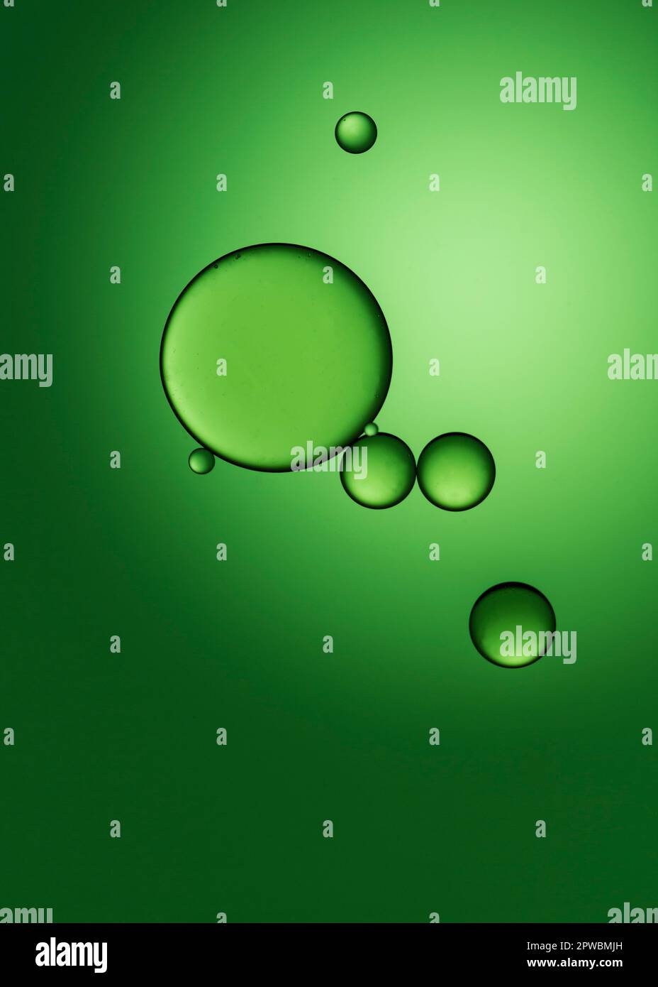 Olio astratto sulla fotografia in acqua Foto Stock