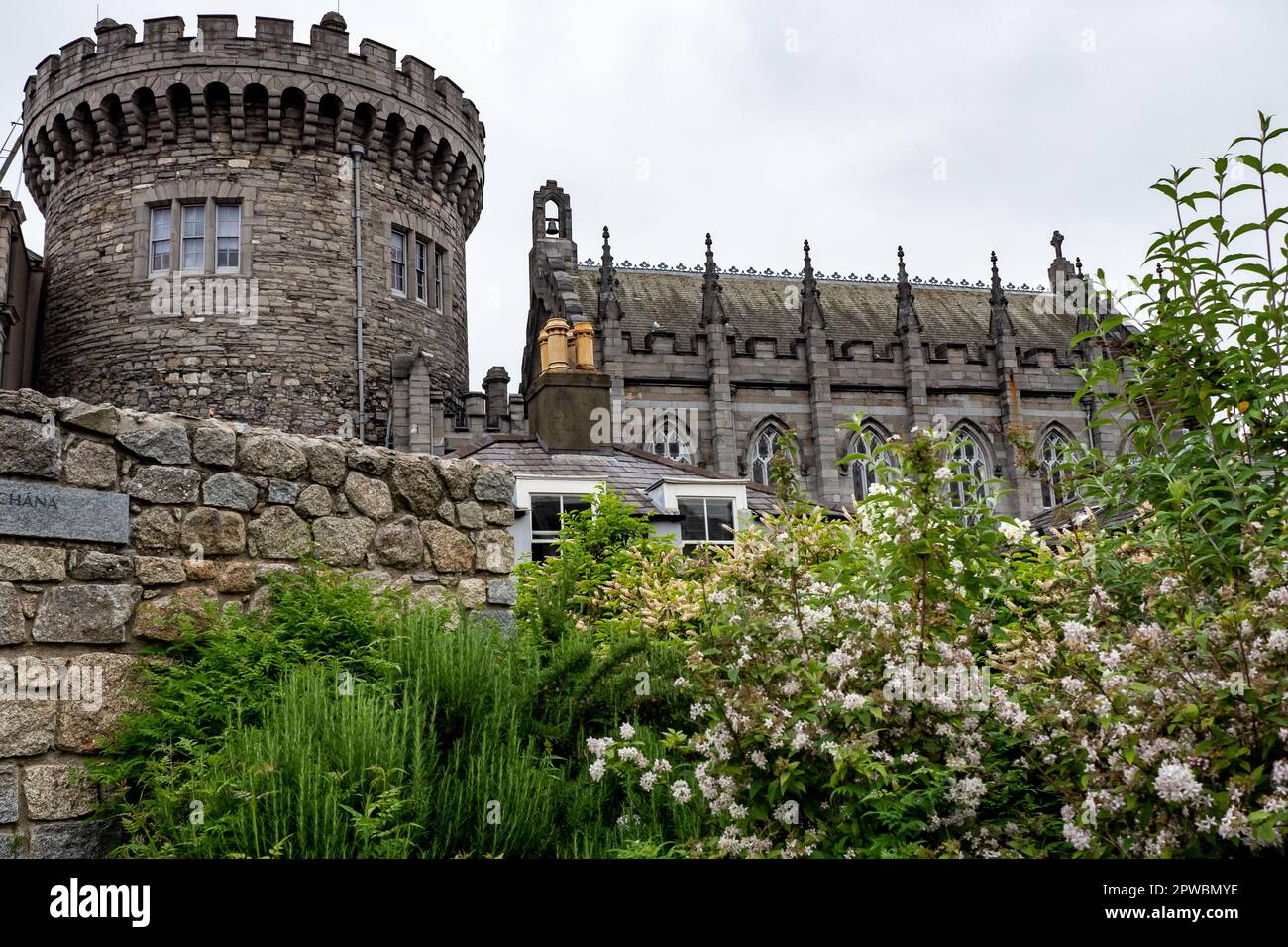 Il Castello di Dublino a Dublino, Irlanda Foto Stock