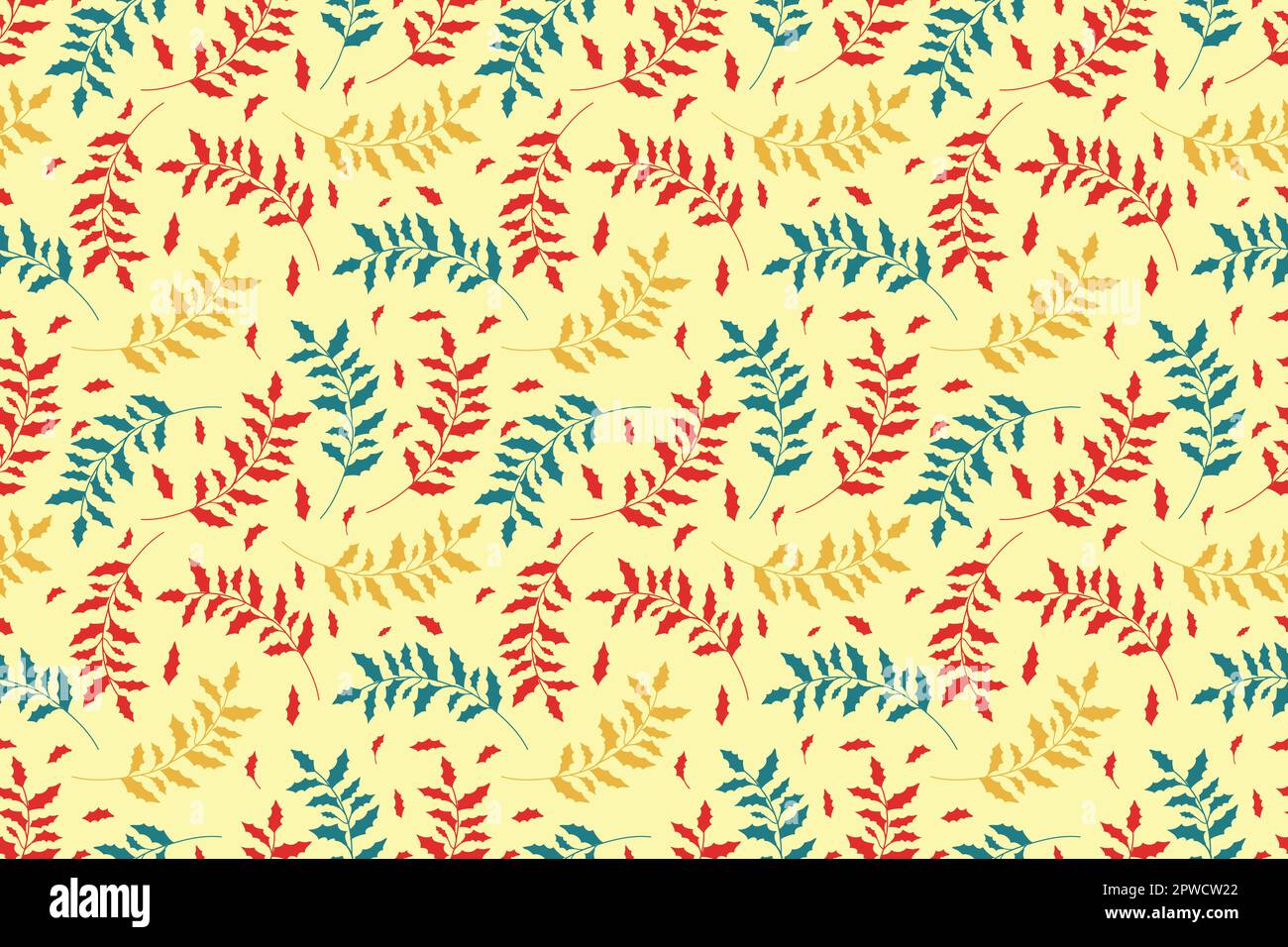 Motivo floreale senza cuciture con texture astratta con linea geometrica floreale, oro su sfondo verde. Carta da parati semplice e moderna, sfondo piastrellato luminoso, elemento grafico decorativo. Illustrazione vettoriale Illustrazione Vettoriale