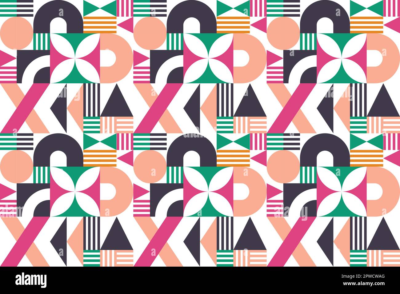 Grafica astratta per il design di pattern realizzata con forme e forme semplici. Utile per creare inviti, banner, poster, volantini, stampe, etichette. Illustrazione vettoriale Illustrazione Vettoriale