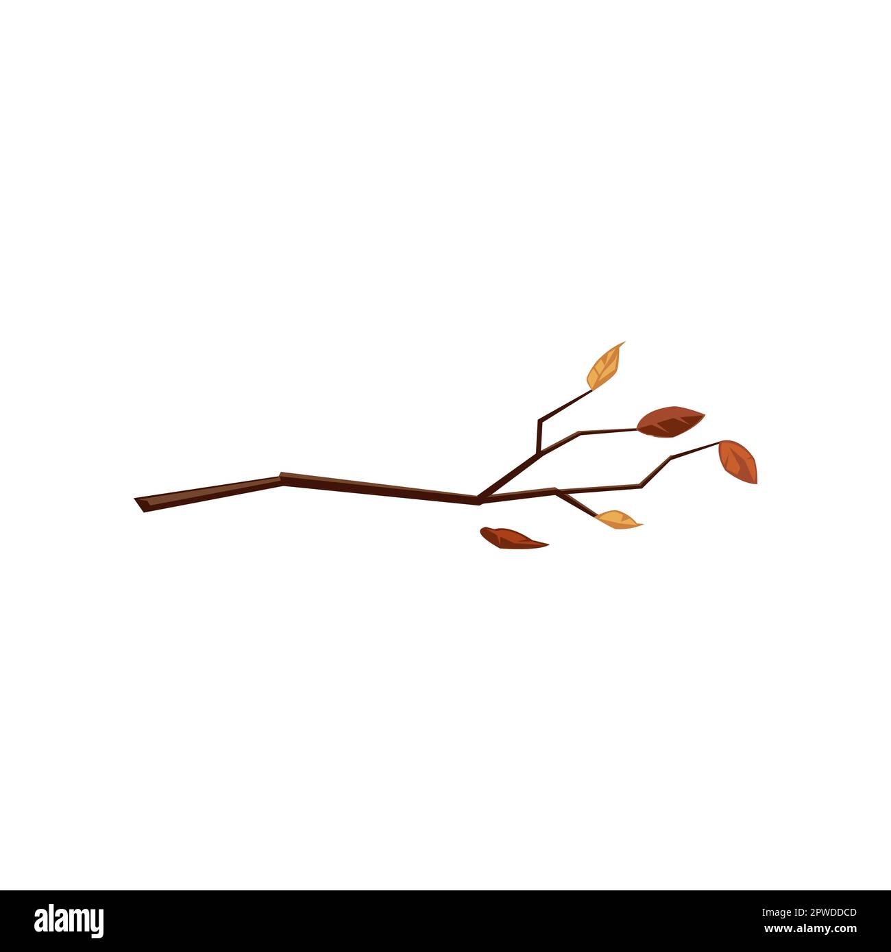 Diramazione con illustrazione del vettore delle lamelle Illustrazione Vettoriale