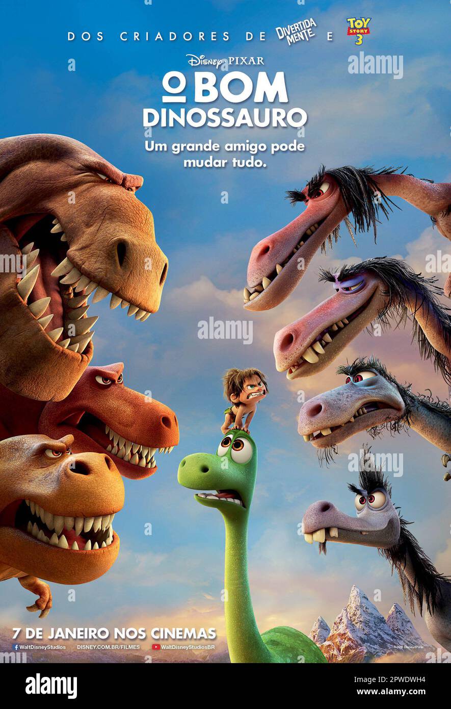 IL BUON DINOSAURO (2015), diretto DA PETER SOHN. CREDIT: PIXAR ANIMATION STUDIOS/WALT DISNEY PICTURES / ALBUM Foto Stock