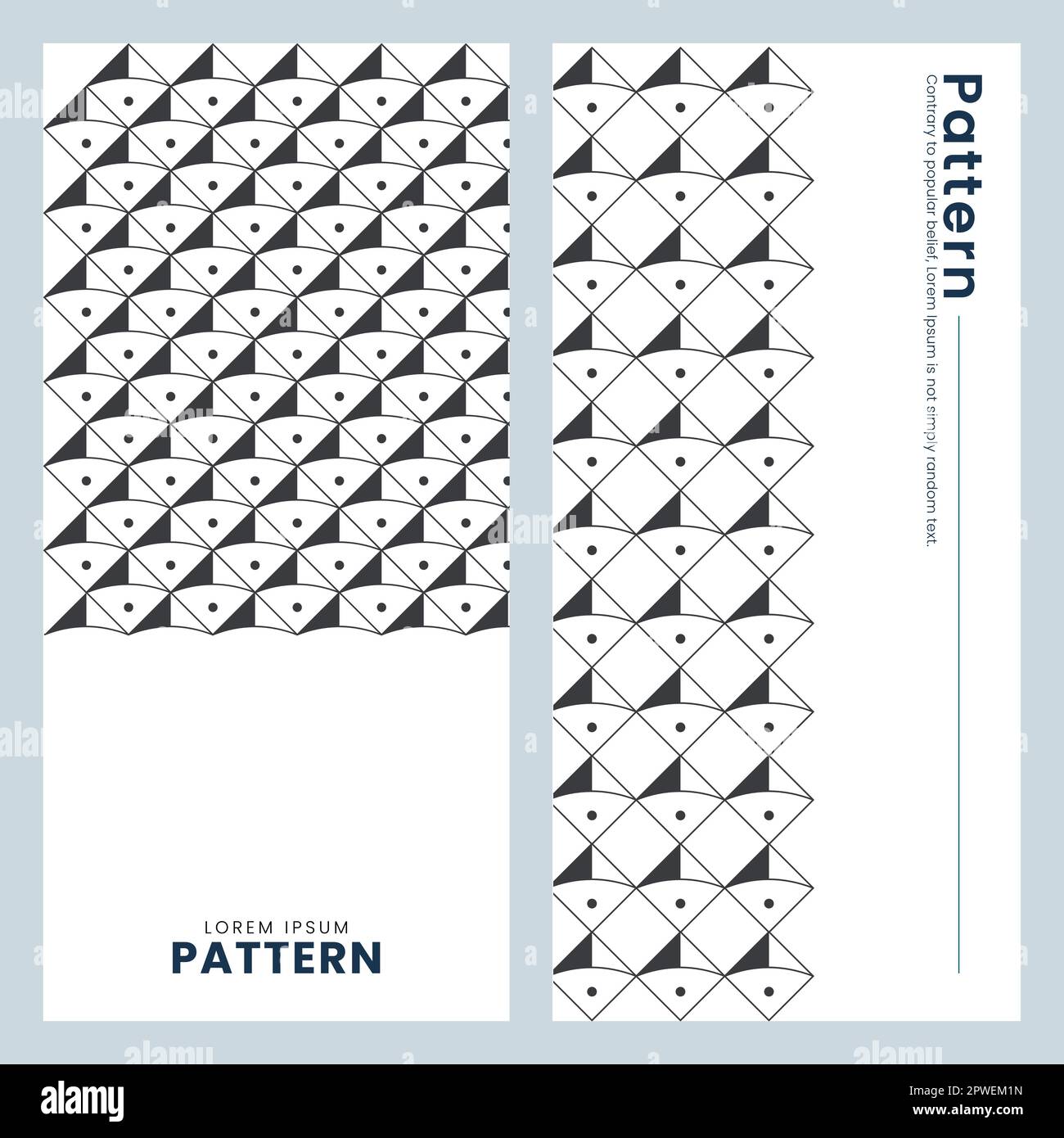 Moderno motivo op art monocromatico minimalista e senza cuciture con quadrati in bianco e nero Illustrazione Vettoriale