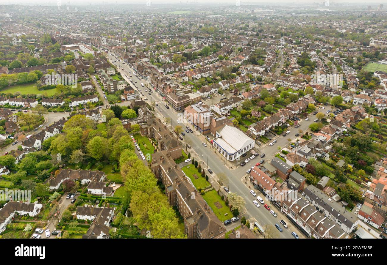finchley road golders green Foto Stock