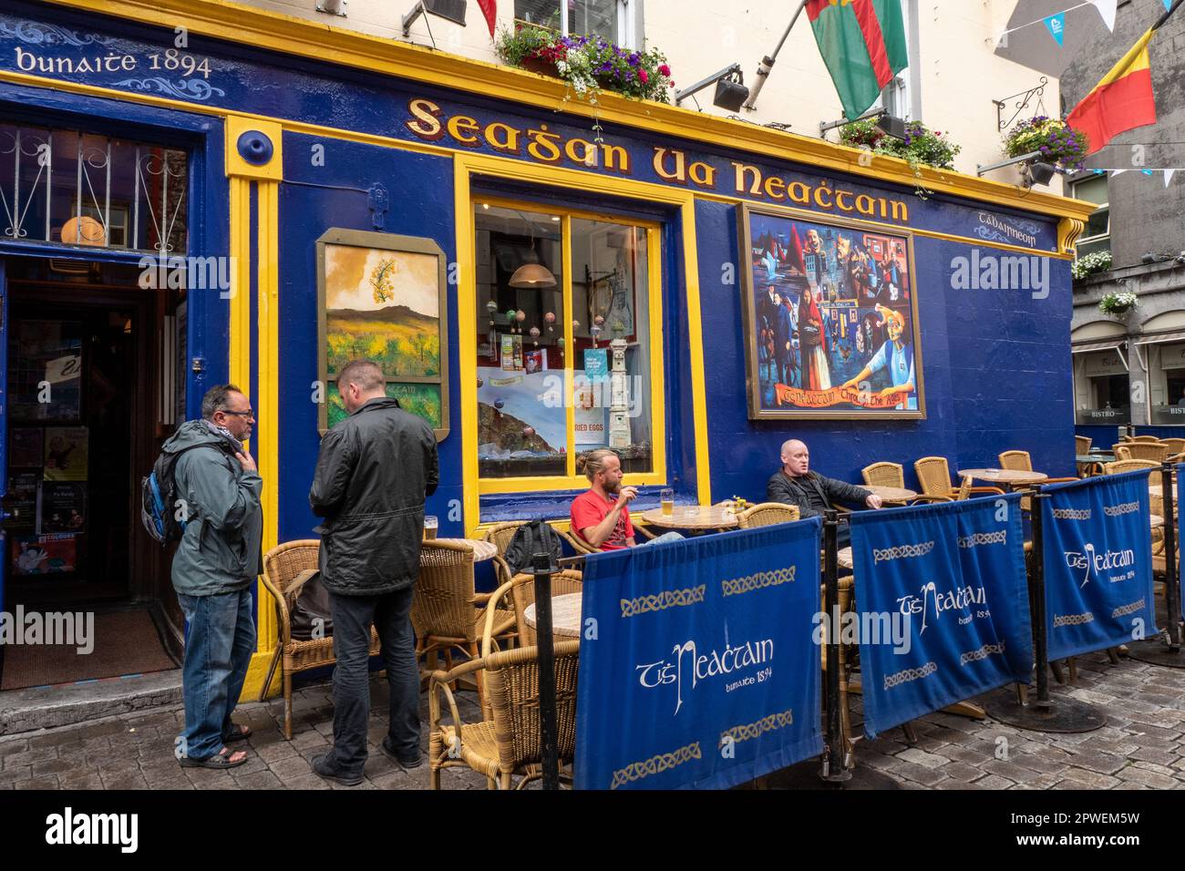 Galway si trova sulla costa occidentale dell'Irlanda Foto Stock