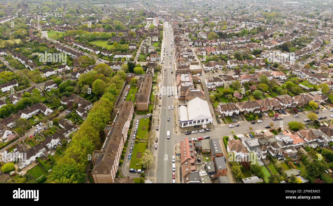 finchley road golders green Foto Stock