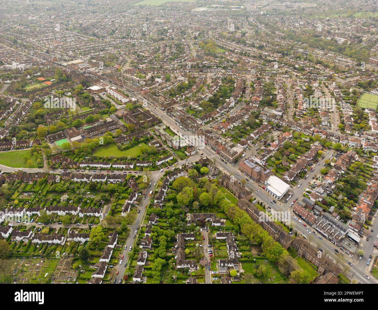 finchley road golders green Foto Stock