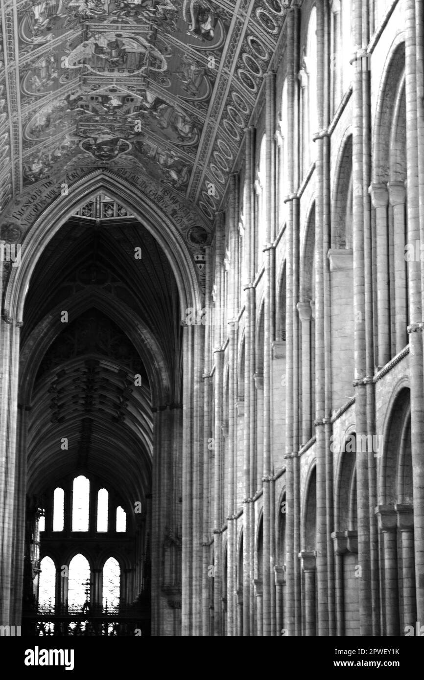 Immagini interne della Cattedrale di Ely, Inghilterra, Regno Unito Foto Stock