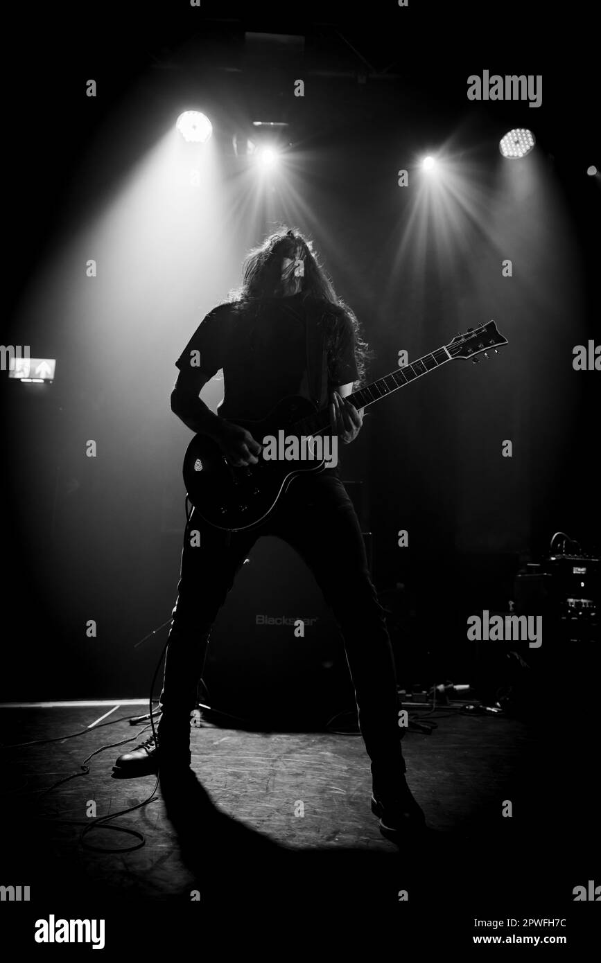 SAOR, che si esibisce alla O2 Academy di Leicester, Regno Unito, nell'ambito del Festival delle insurrezioni, aprile 2023. Foto di John Lambeth Foto Stock