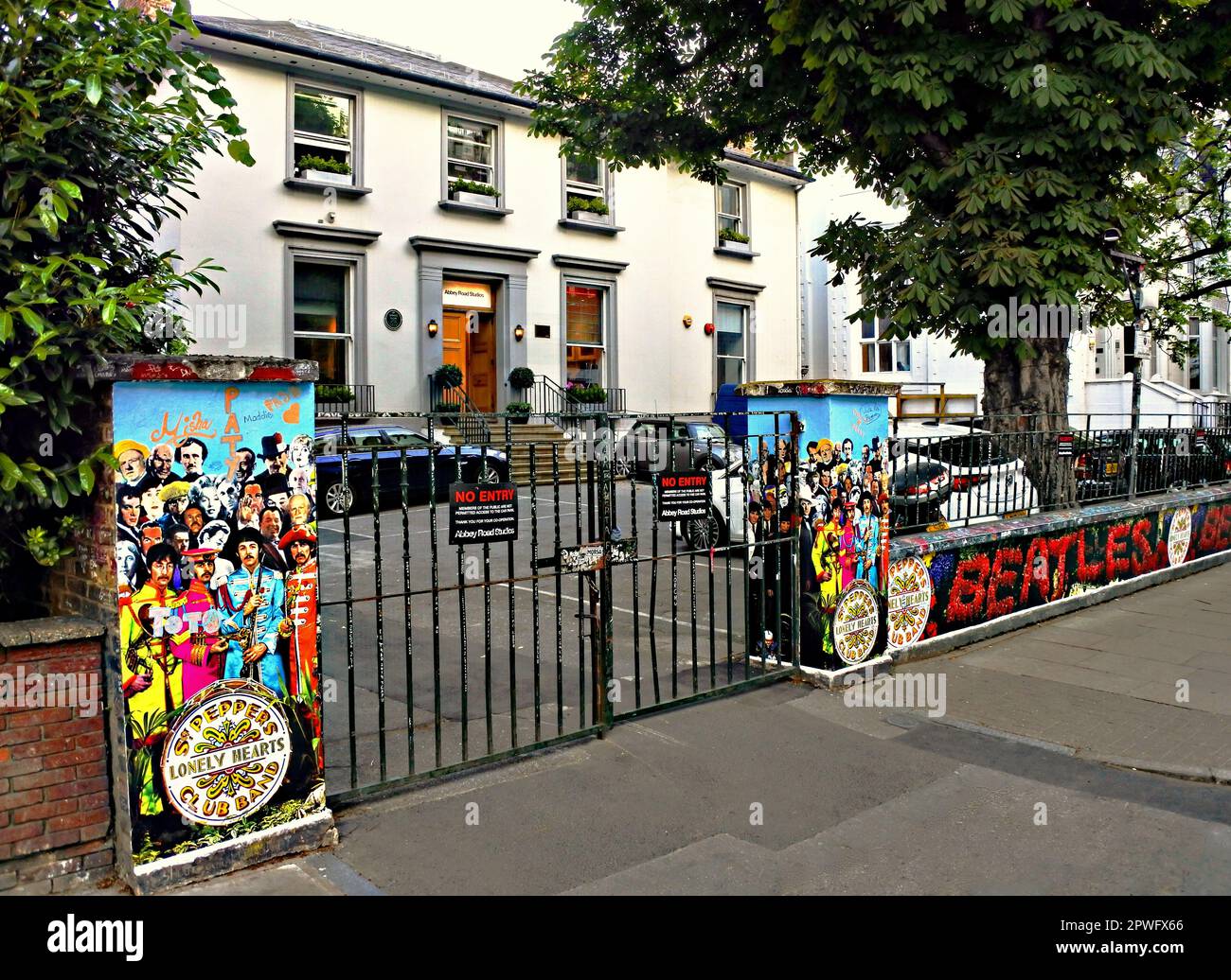 Abbey Road Studios (50th° anniversario di Sgt Pepper) Foto Stock