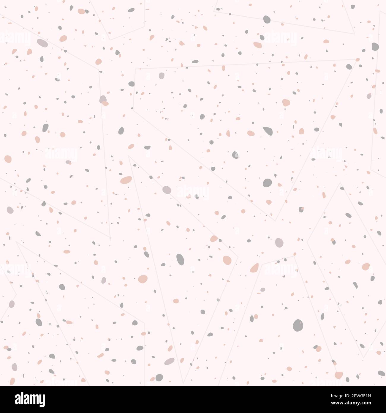 Semplice luce vettore terrazzo pattern senza giunture. Grani, marmo, pietre fondo per tessile, tessuto. Illustrazione Vettoriale