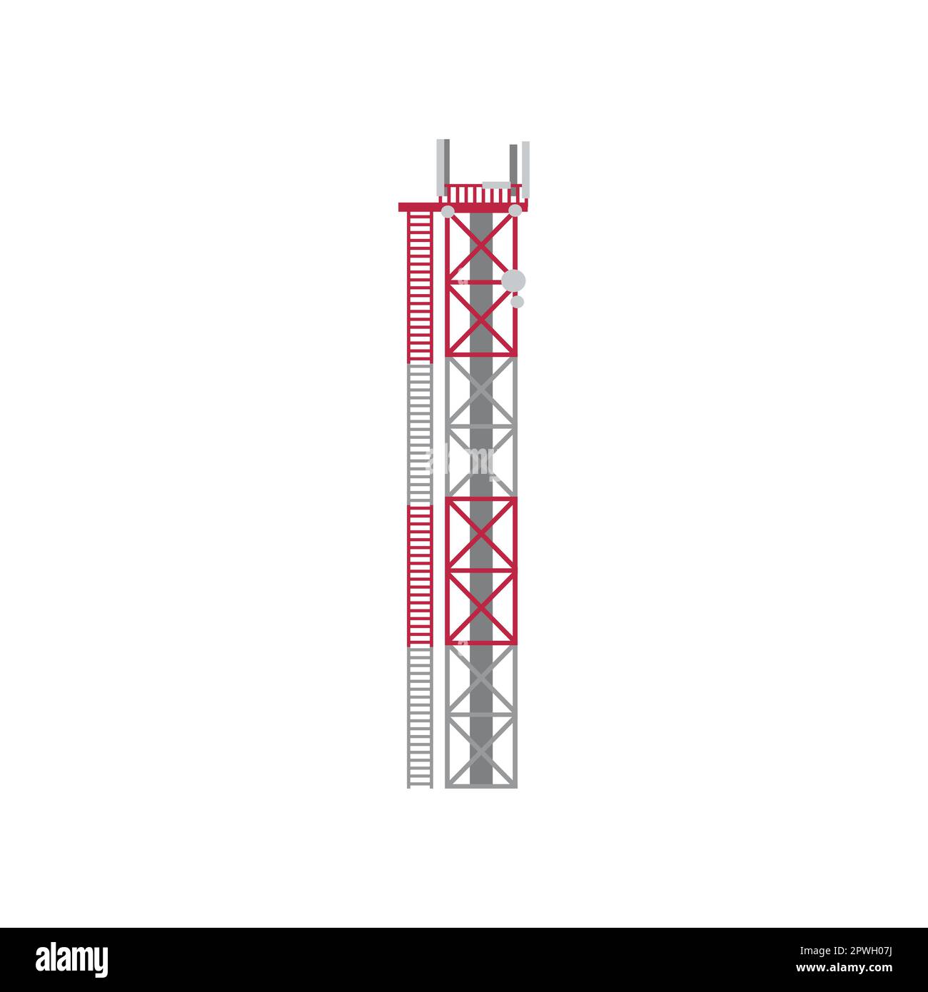 Reti cellulari tower Illustrazione Vettoriale