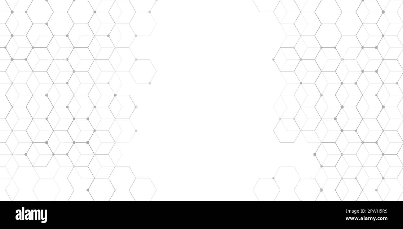 Sfondo banner con un disegno astratto connessioni Illustrazione Vettoriale