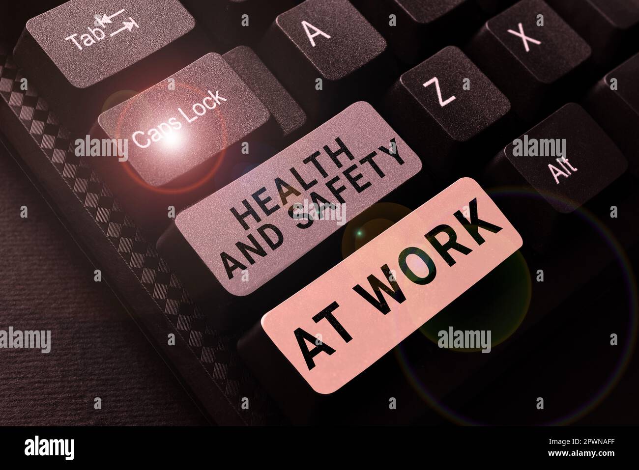 Ispirazione che mostra il segno Salute e sicurezza sul lavoro, Business Concept procedure sicure prevenire gli incidenti evitare il pericolo Foto Stock