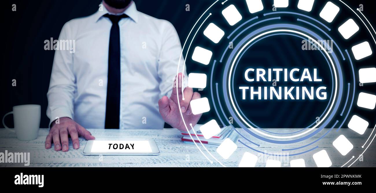 Didascalia concettuale pensiero critico, approccio aziendale sequenza di fasi di un progetto che richiedono più tempo Foto Stock