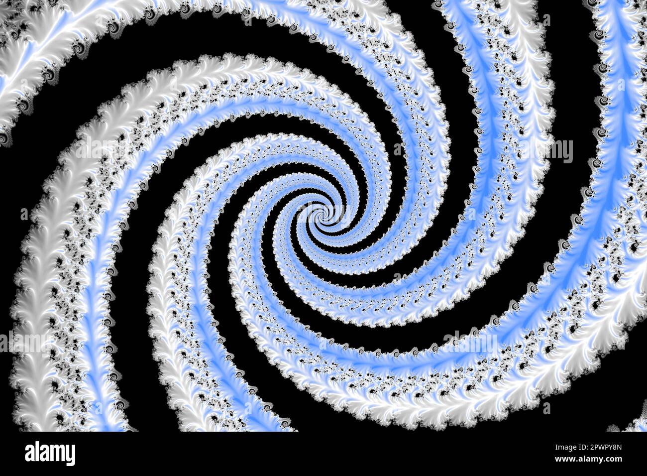 L'infinito matematico mandelbrot set frattale - sfondo grafico Foto Stock
