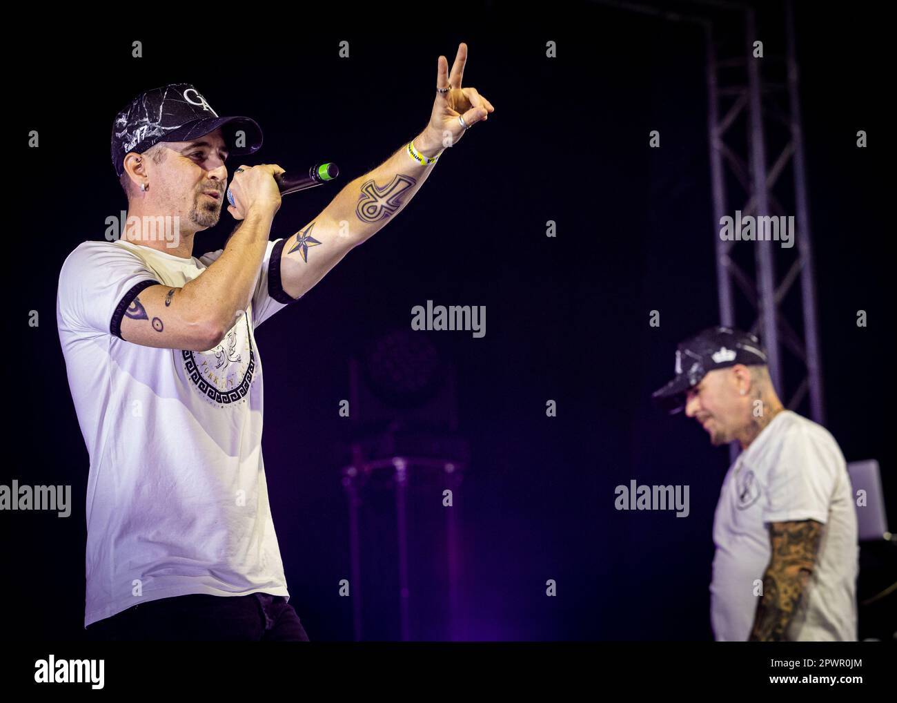 East 17, Main Stage, Poptasia Festival, Gloucester Park, Basildon, Essex © Clarissa Debenham (Film Free Photography) / Alamy Foto Stock