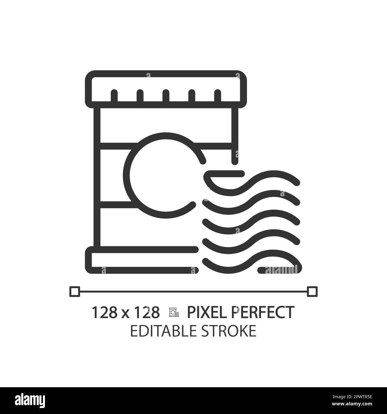 Icona pixel Perfect lineare Illustrazione Vettoriale