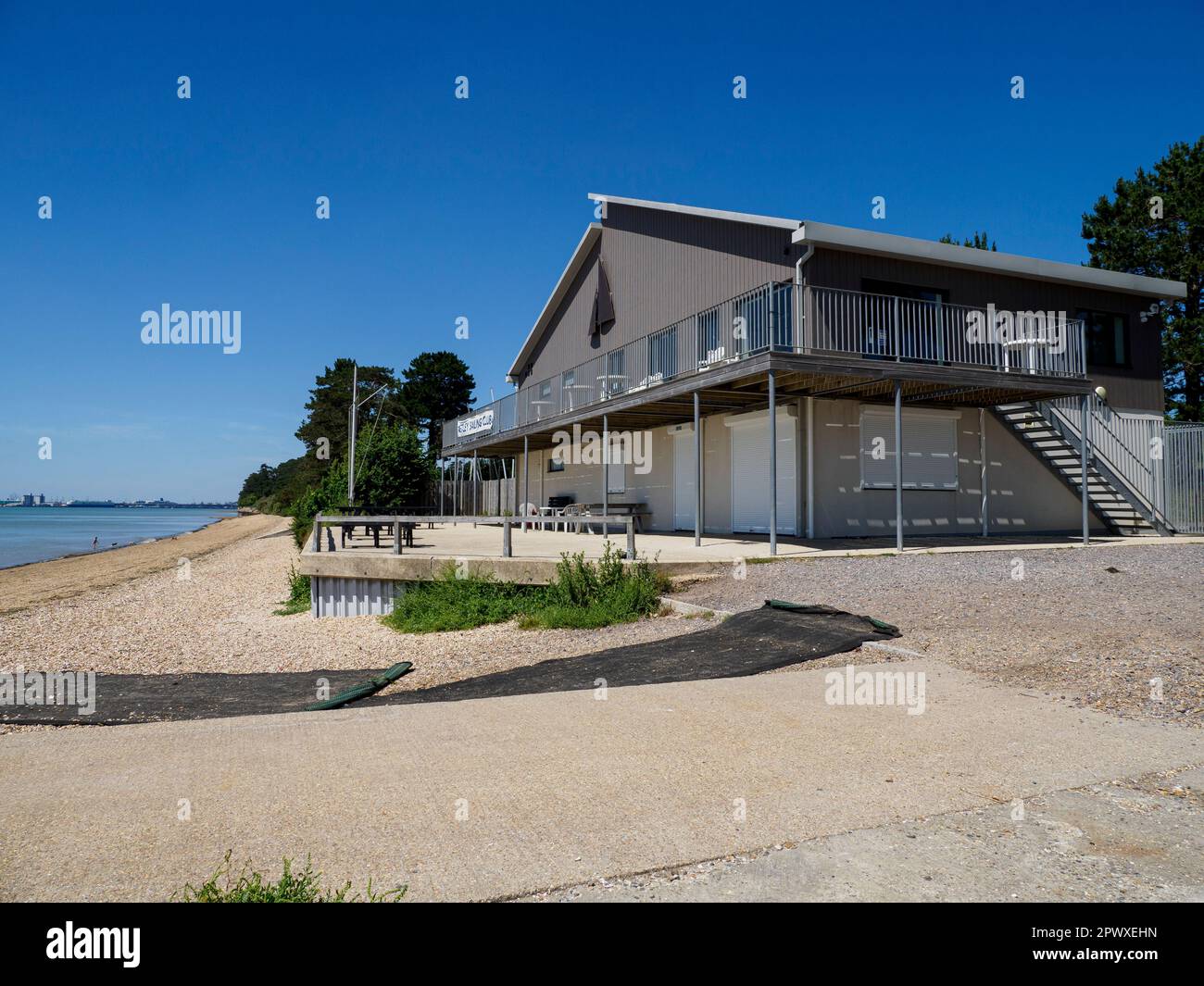 Netley Sailing Club, Netley, Hampshire, Regno Unito Foto Stock