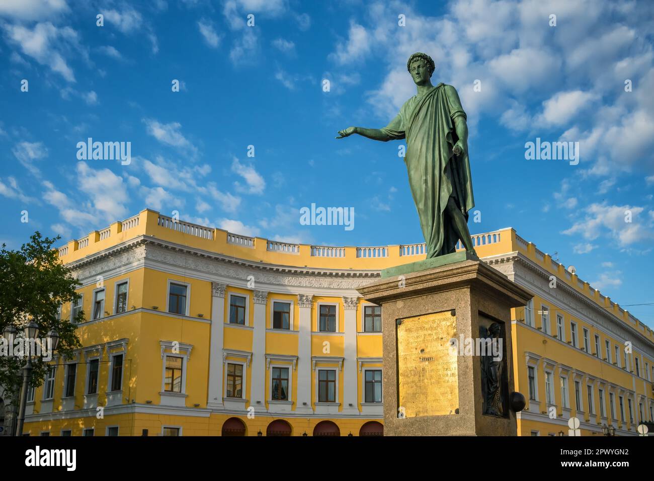 Duca di Richelieu Monumento a Odessa, Ucraina Foto Stock