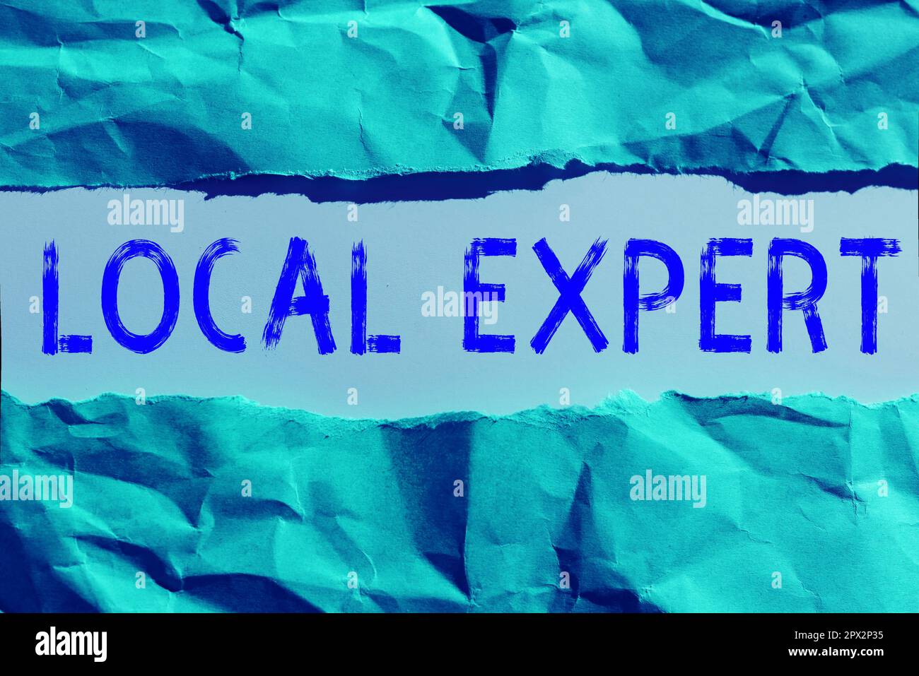 Didascalia di testo Presentazione Local Expert, Business Concept offre esperienza e assistenza nella prenotazione di eventi a livello locale Foto Stock