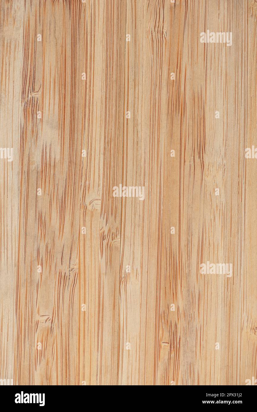 Bambù superficie tessitura legno pulito semplice closeup modello beige vuoto Foto Stock