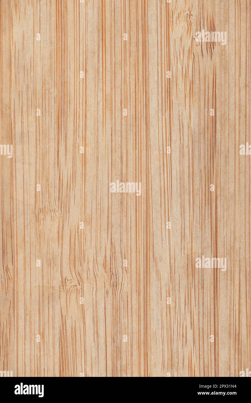 Bambù superficie tessitura legno pulito semplice closeup modello beige vuoto Foto Stock