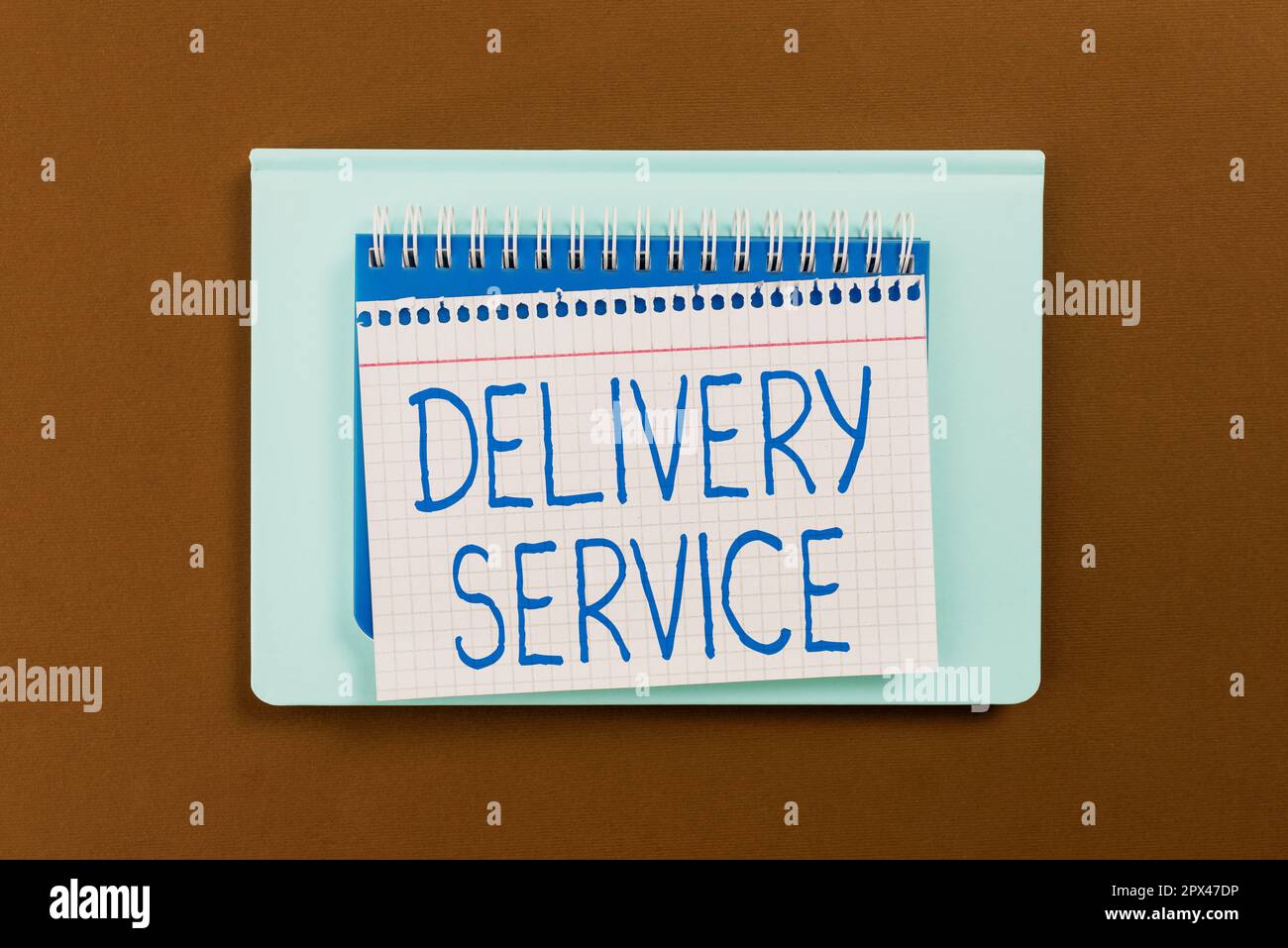 Handwriting text Delivery Service, concetto Internet l'atto di fornire un  servizio di consegna ai clienti Foto stock - Alamy