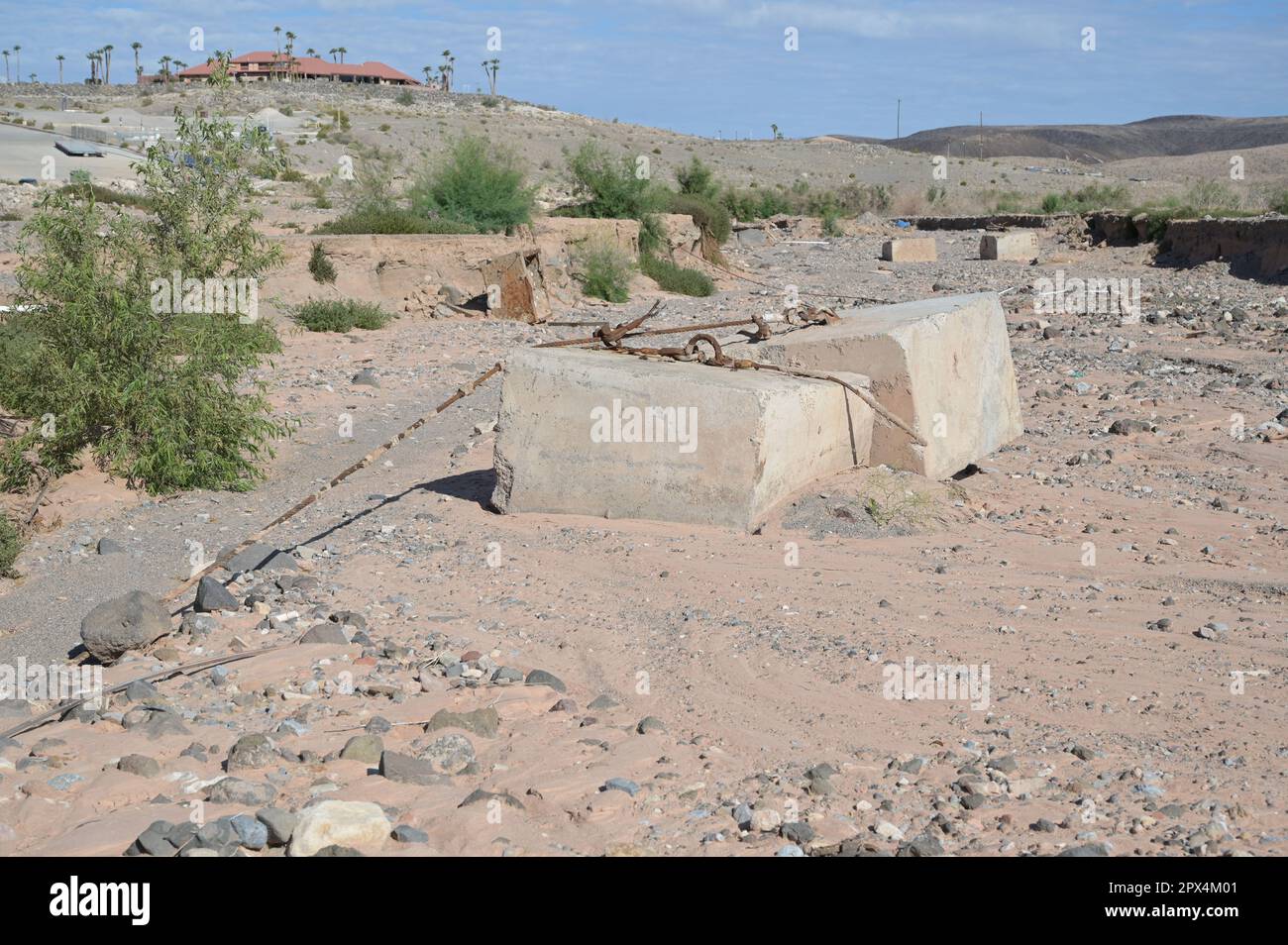 Condizioni di siccità a Callville Bay al Lago Mead in Nevada. Foto Stock