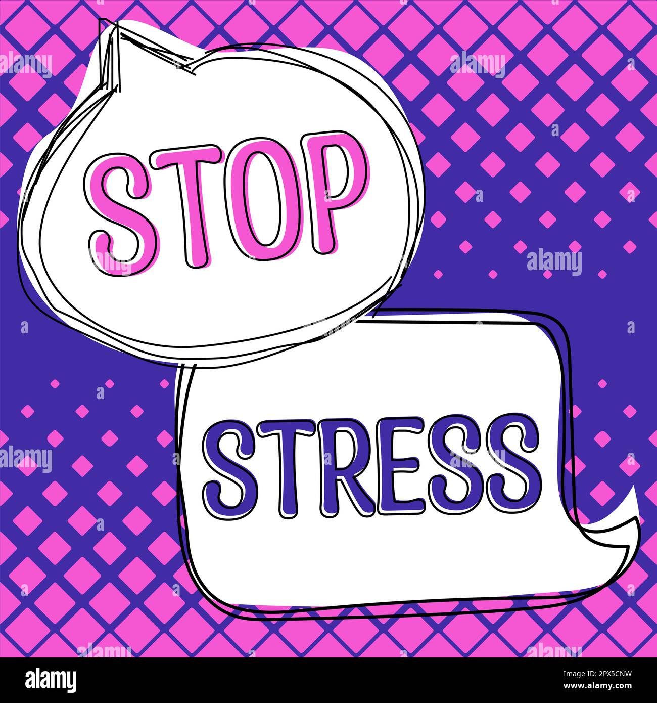 Visualizzazione concettuale Stop stress, Business idea cercare aiuto prendere farmaci trascorrere il tempo con gli amoveones ottenere più sonno Foto Stock