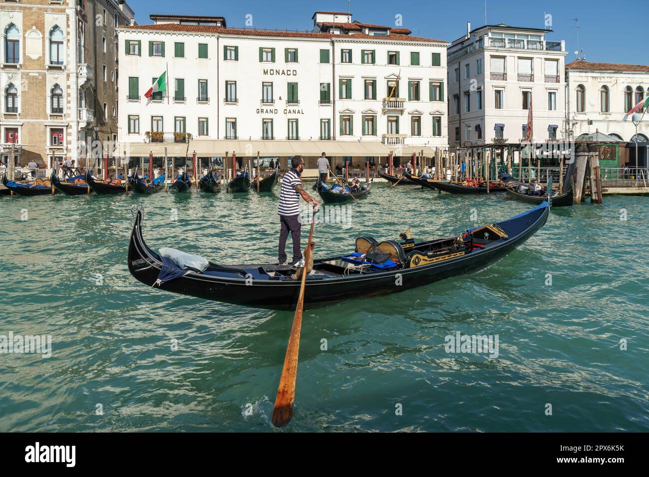 Monaco Hotel sul Canal Grande a Venezia Foto Stock