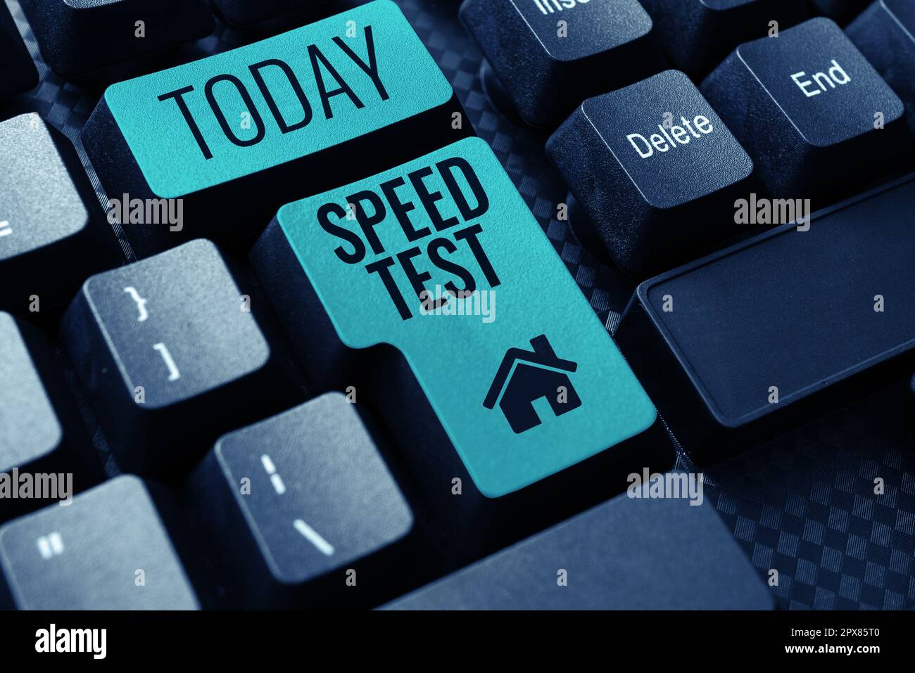 Ispirazione mostrando segno Speed Test, Internet Concept Psychological test  per la massima velocità di esecuzione di un compito Foto stock - Alamy