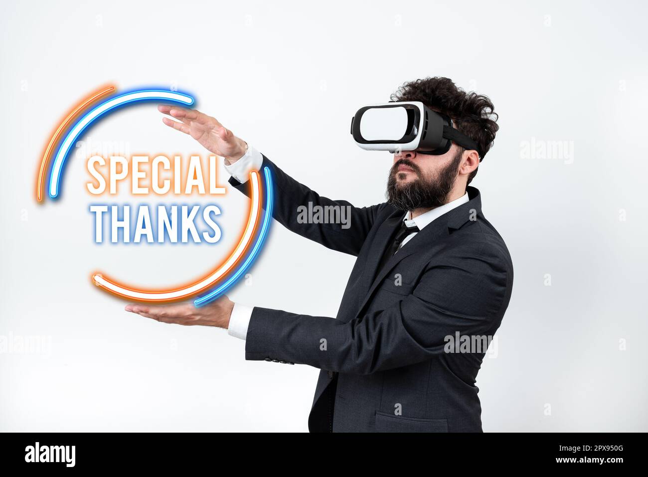 Scrittura visualizzazione di testo ringraziamento speciale, foto concettuale espressione di apprezzamento o gratitudine o di un riconoscimento Foto Stock