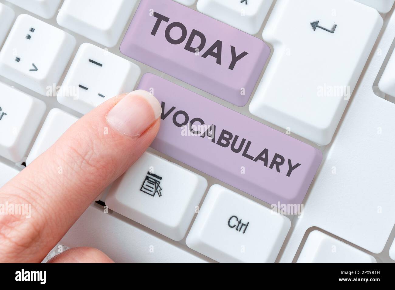 Testo Che Mostra Ispirazione Vocabolario Foto Concettuale Raccolta Di