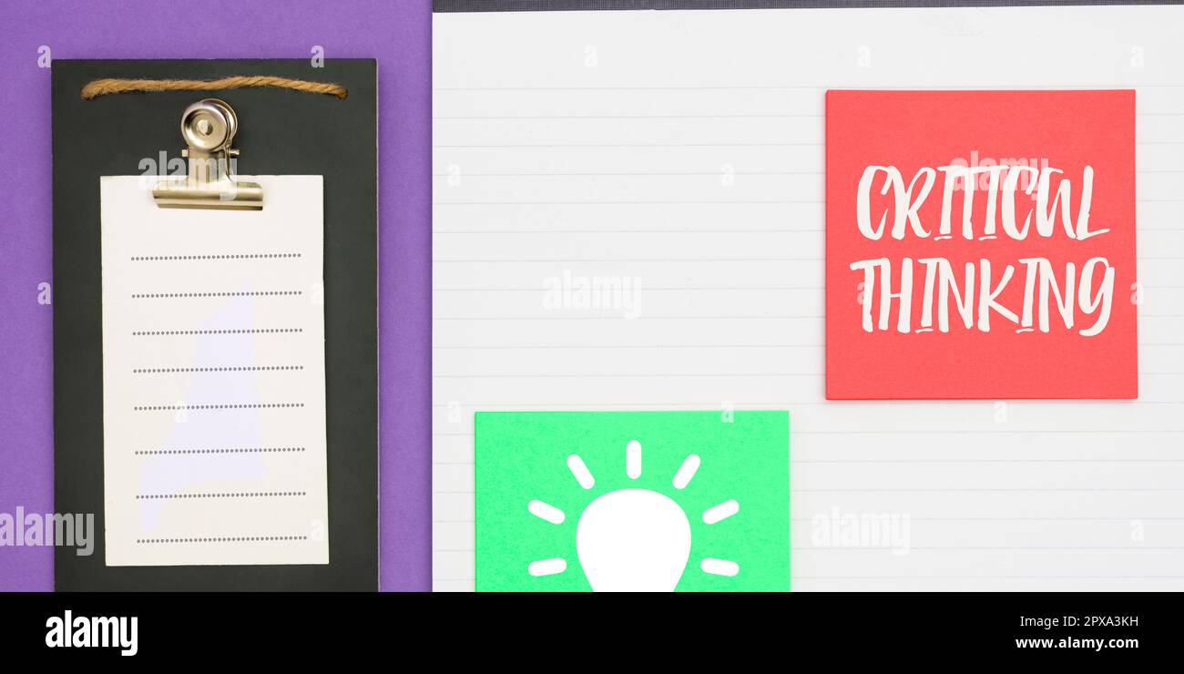 Visualizzazione concettuale pensiero critico, presentazione aziendale sequenza di fasi di un progetto che richiede il tempo più lungo Foto Stock