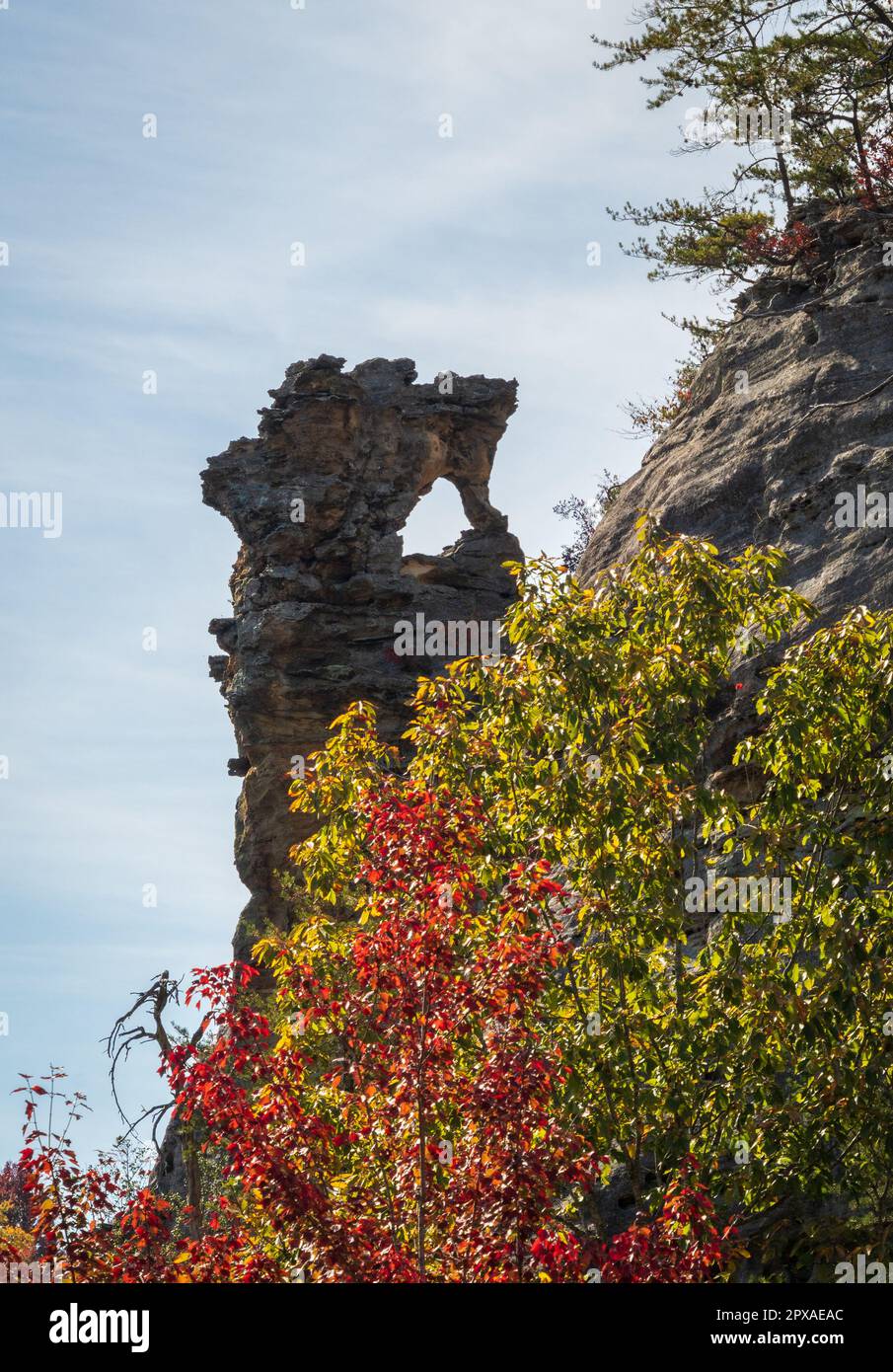 Natural Bridge state Resort Park in Kentucky Foto Stock