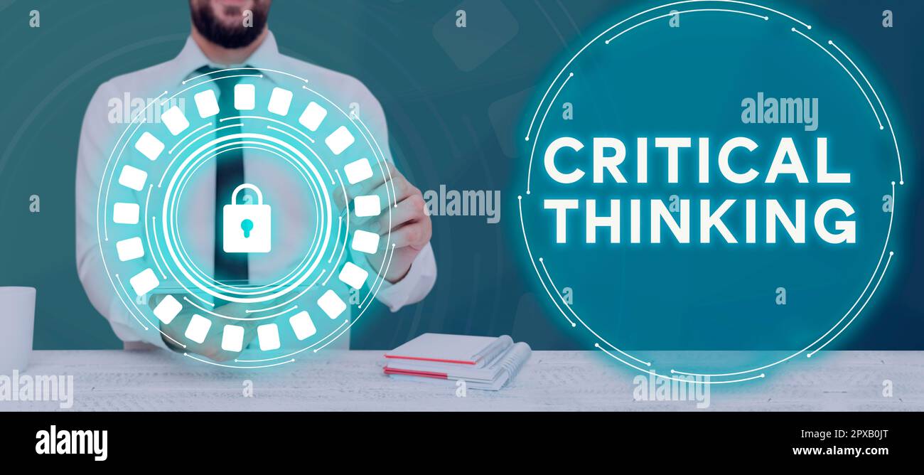 Ispirazione che mostra il pensiero critico segno, sequenza di idee di affari delle fasi di un progetto che richiede il tempo più lungo Foto Stock