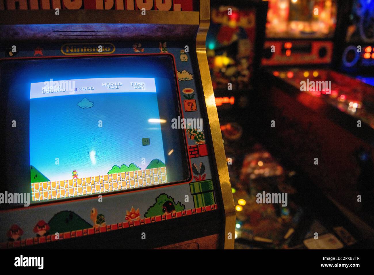Kraków Pinball Museum, Polonia, Europę Foto Stock