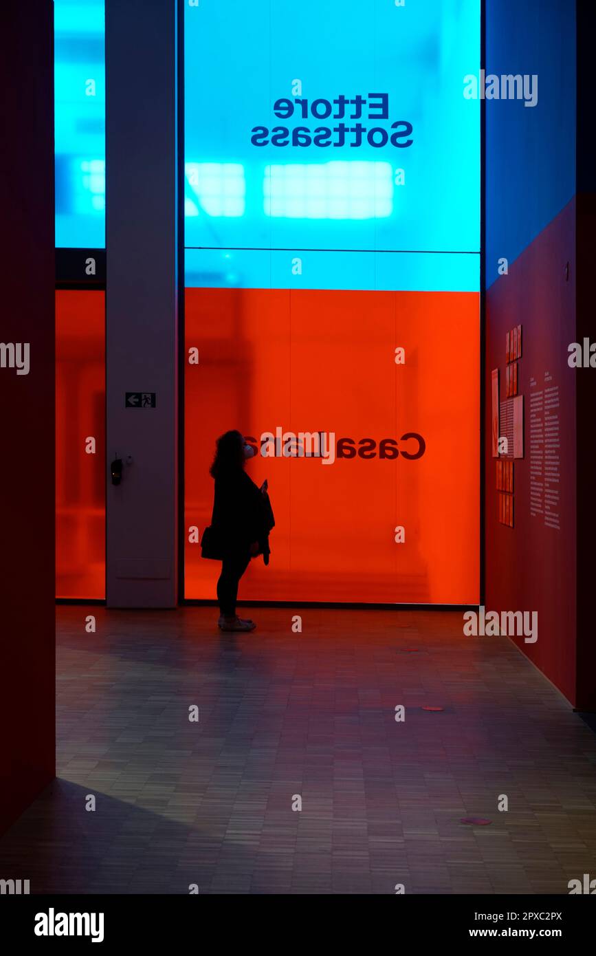 Palazzo della Triennale, architettura e design Museum, il Parco Parco Sempione, Milano, Lombardia, Italia, Europa Foto Stock
