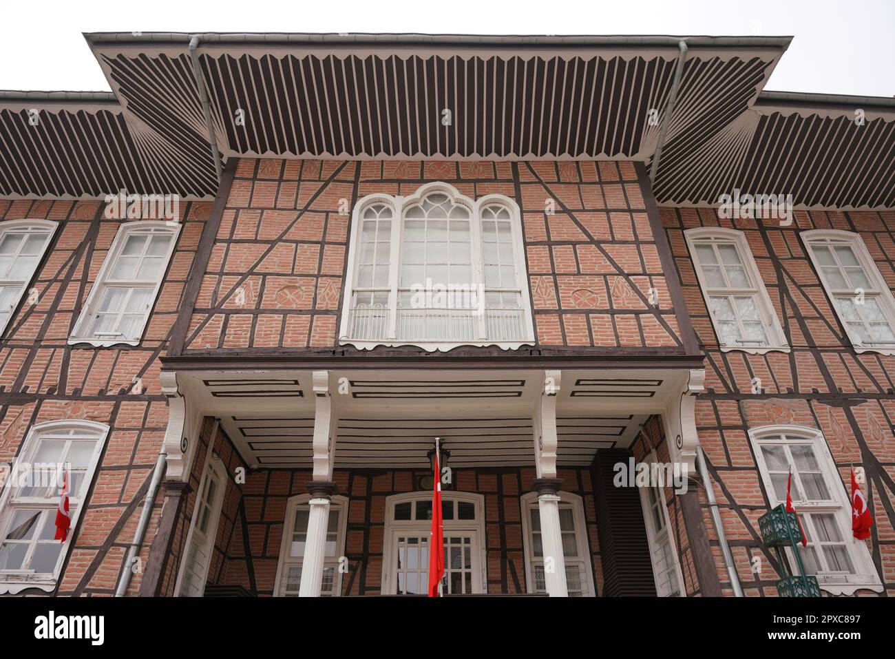 Vecchio edificio di rappresentanza della città di Bursa a Turkiye Foto Stock