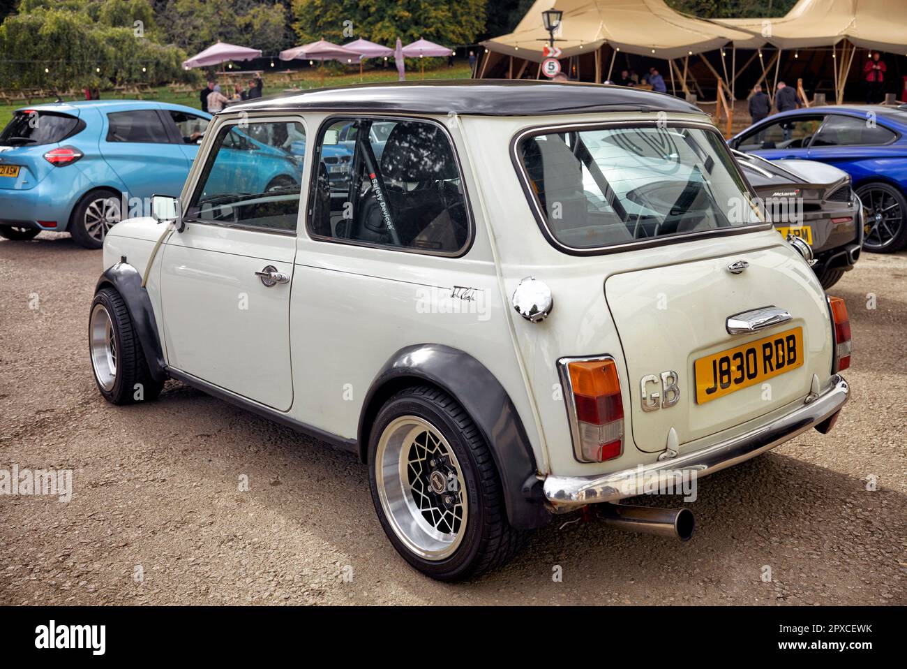 Mini Cooper S Classic, conversione da una Rover Mini Sprite 1992. Foto Stock