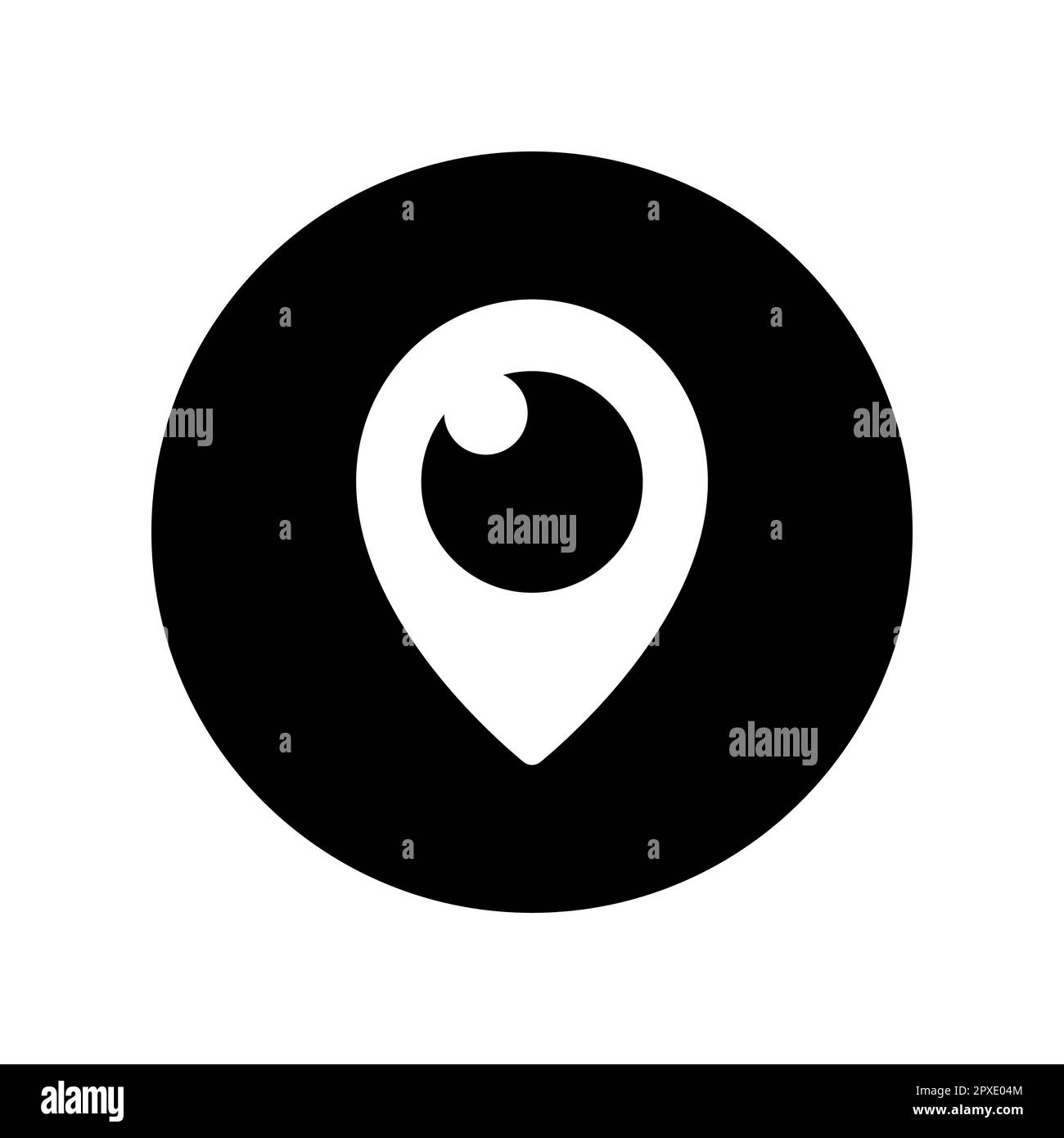 Vinnytsia, Ucraina - 1 maggio 2023. Immagine vettoriale dell'icona Periscope, simbolo del logo Periscope. Popolare icona dei social media. Qualità superiore. Modifica isolata Illustrazione Vettoriale