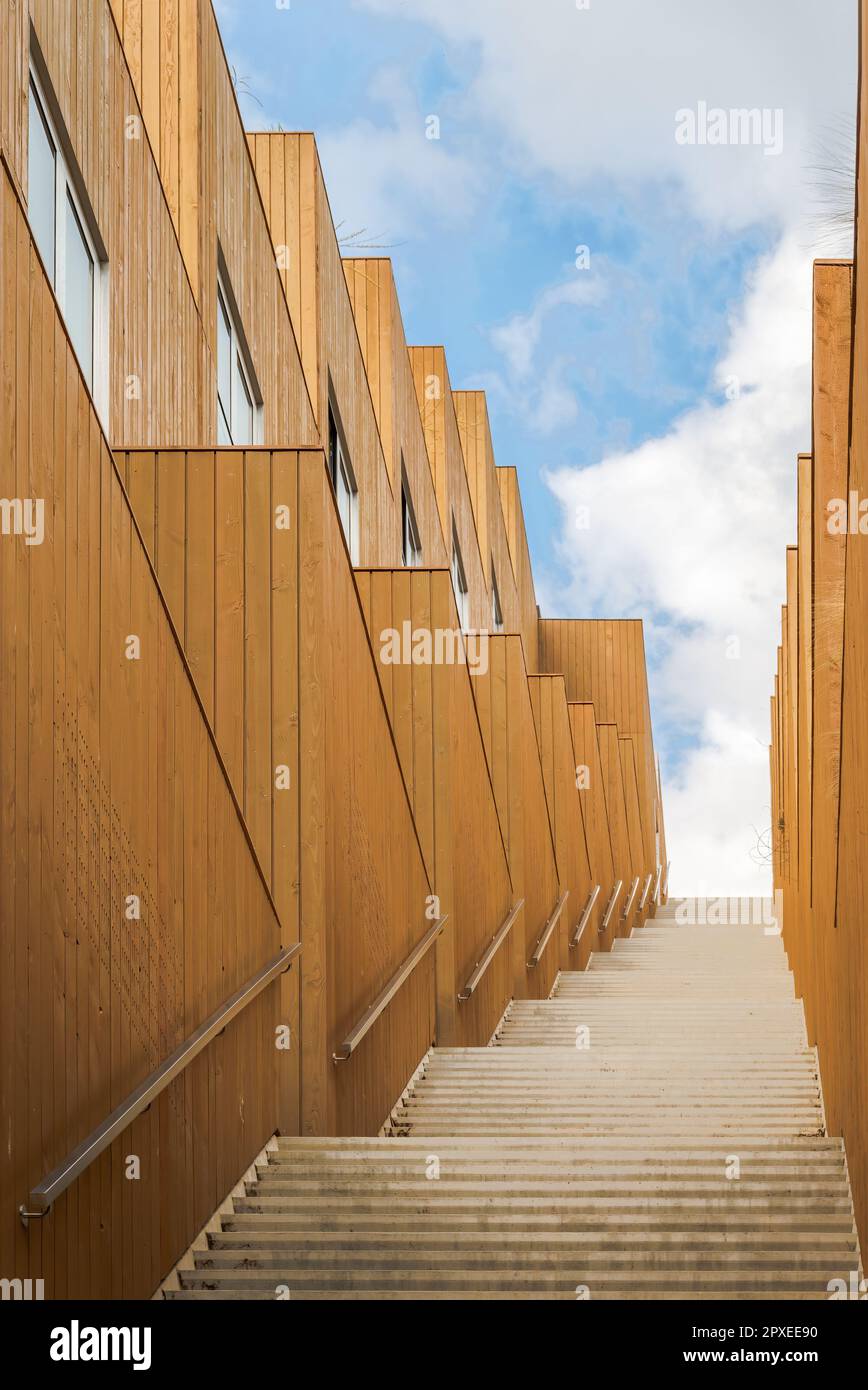 Amsterdam, Paesi Bassi - abitazioni Sluishuis di GRANDI e barcode Architects Foto Stock