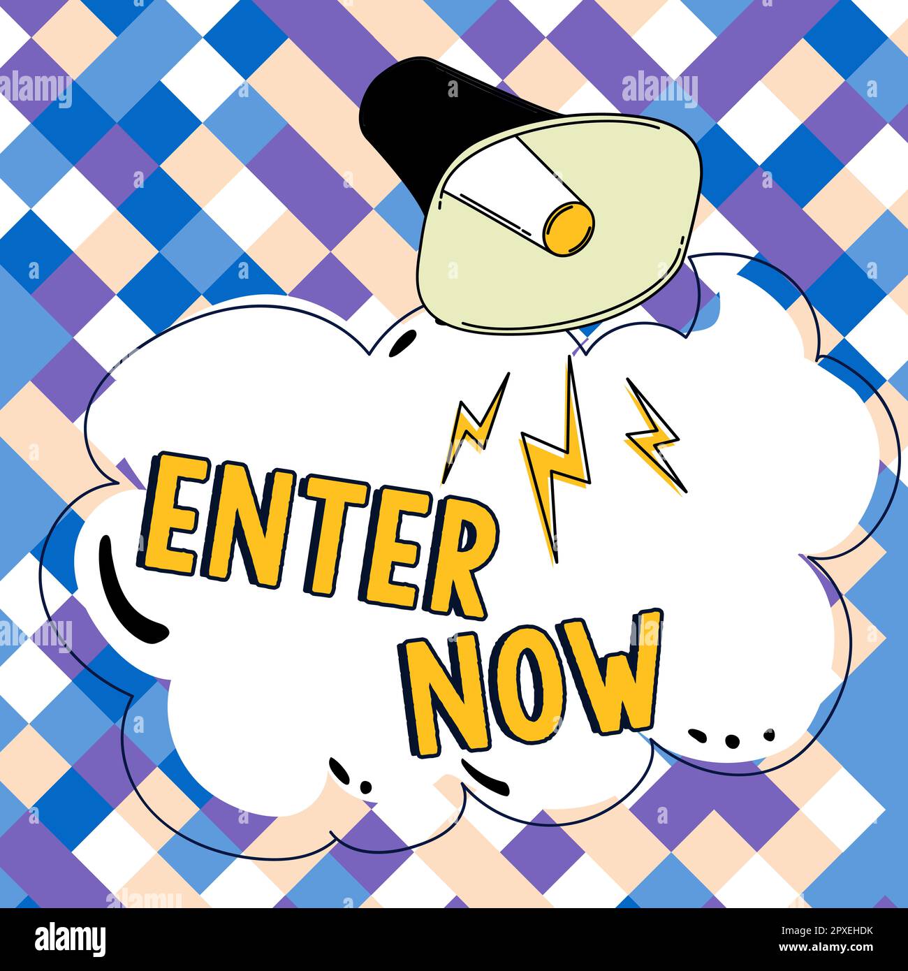 Testo che mostra l'ispirazione partecipa ora, Business idea entra o entra in un luogo particolare per essere incluso in un concorso Foto Stock