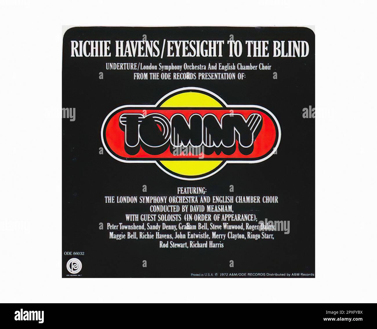 Havens Richie - 1973 01-1 B - Vintage 45 R.P.M Music Vinyl Record Foto Stock