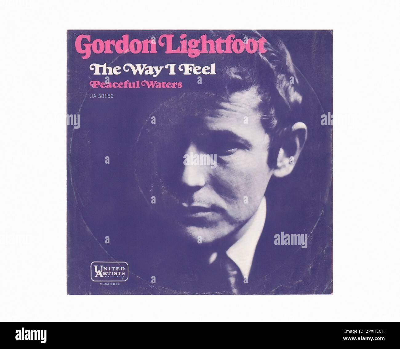Lightfoot Gordon - 1967 05 A - Vintage 45 R.P.M Music Vinyl Record Foto Stock