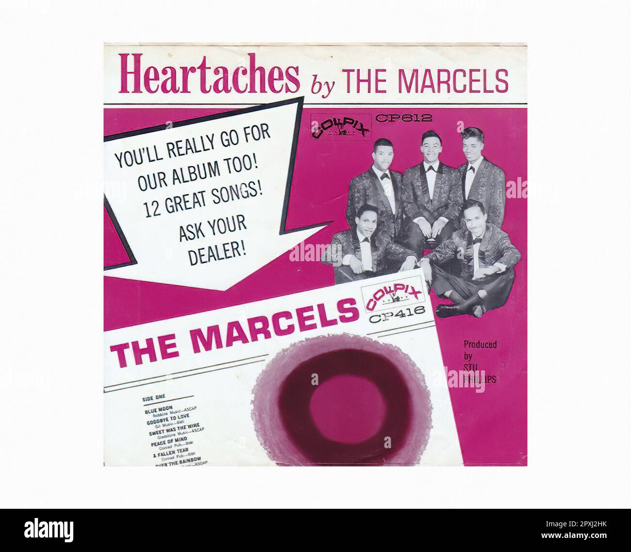 Marcels - 1961 09 A - Vintage 45 R.P.M Music Vinyl Record Foto Stock