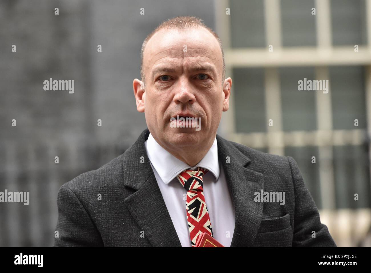 Londra, Inghilterra, Regno Unito. 2nd maggio, 2023. CHRIS HEATON-HARRIS, Segretario di Stato per l'Irlanda del Nord, visto a Downing Street dopo una riunione del gabinetto. (Credit Image: © Thomas Krych/ZUMA Press Wire) SOLO PER USO EDITORIALE! Non per USO commerciale! Credit: ZUMA Press, Inc./Alamy Live News Credit: ZUMA Press, Inc./Alamy Live News Foto Stock