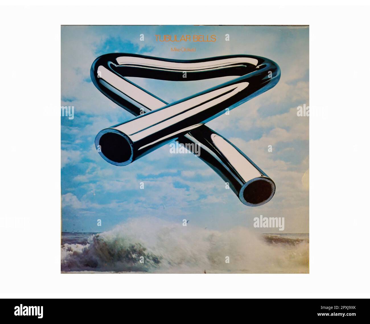 Mike Oldfield - Tubular Bells - Vintage L.P Music Vinyl Record Foto Stock