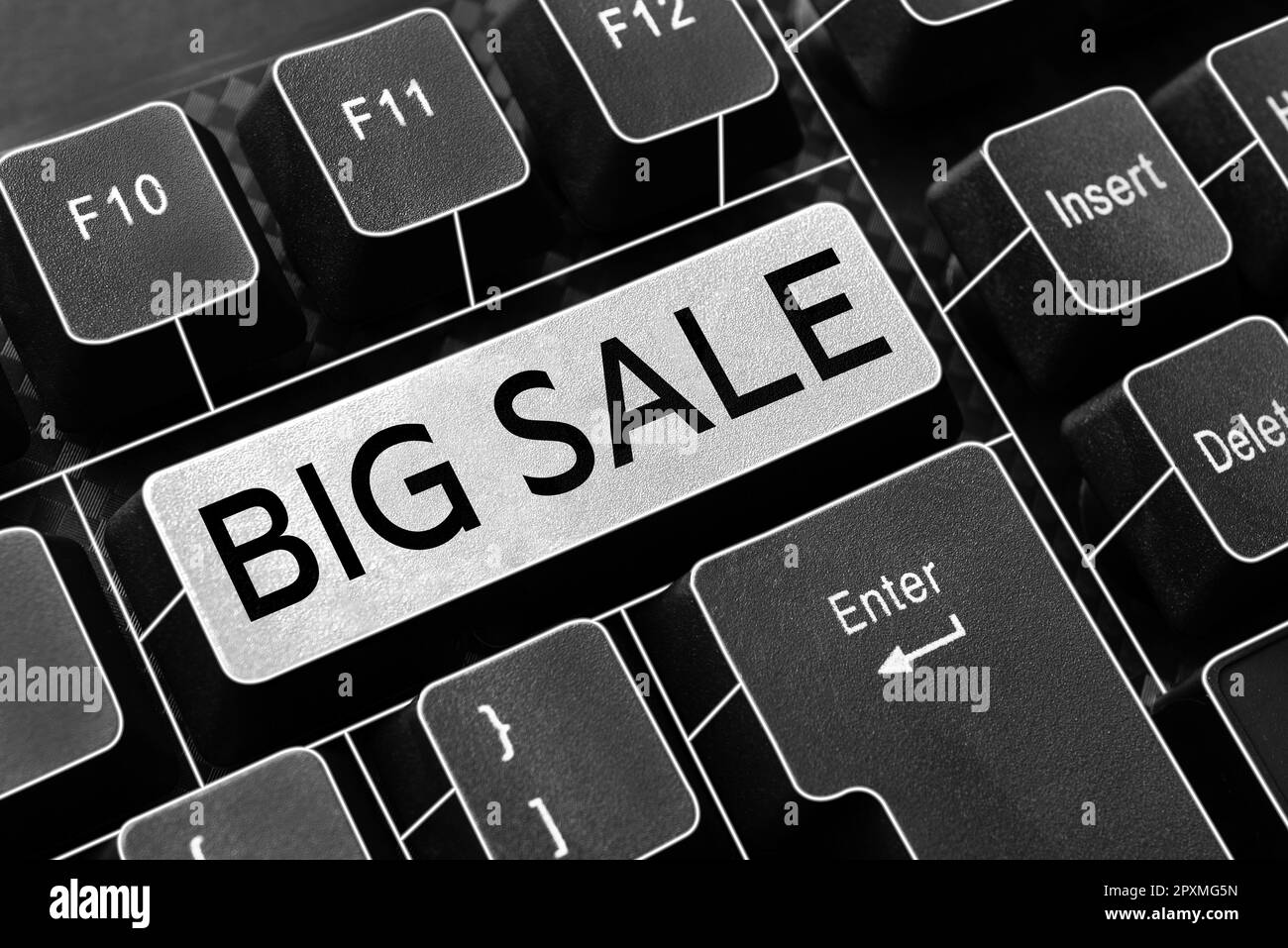 Didascalia testo Presentazione Big sale, idea di business mettere prodotti su sconto elevato Grande prezzo Black Friday Foto Stock